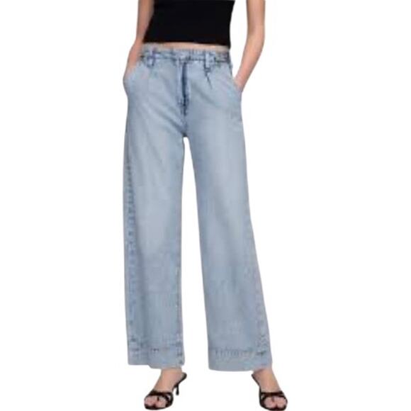 New Gap Factory High Rise Wide Leg SuperLight Denim Jeans 4/27 - Picture 10 of 10